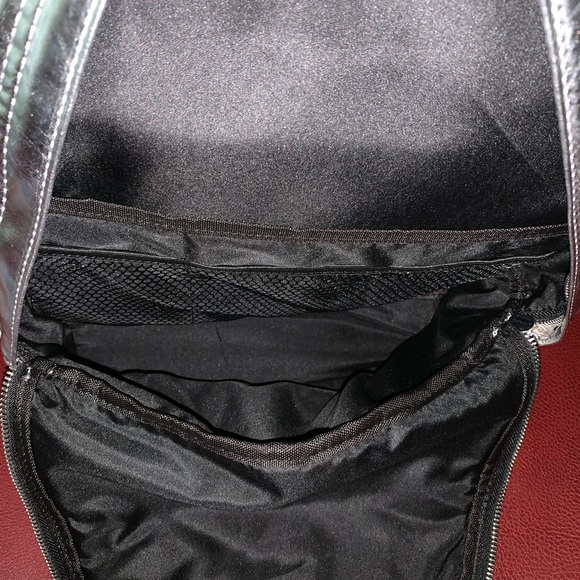 Metallic Silver Backpack - Picture 4 of 8